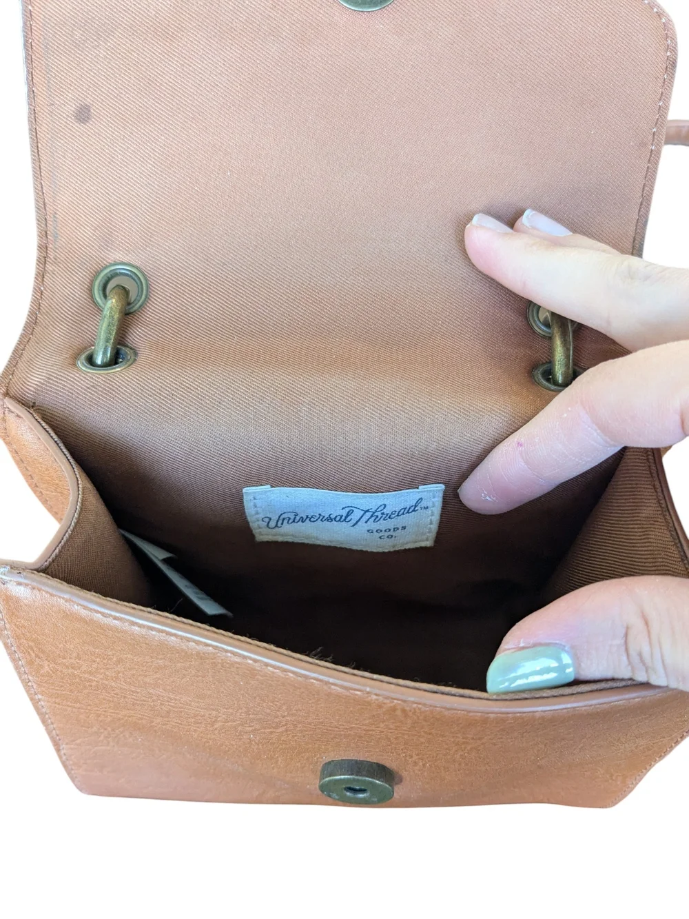 Universal Thread brown leather